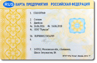 Карта предприятия тех.регламент